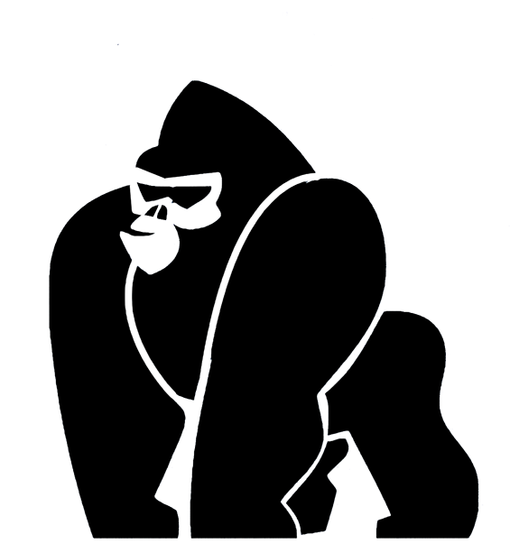 Gorilla Logo Png (600x652), Png Download