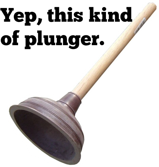 How To Fix Automotive Scratches And Dents - H & S Plunger With Wood Handle, 14cm (576x561), Png Download