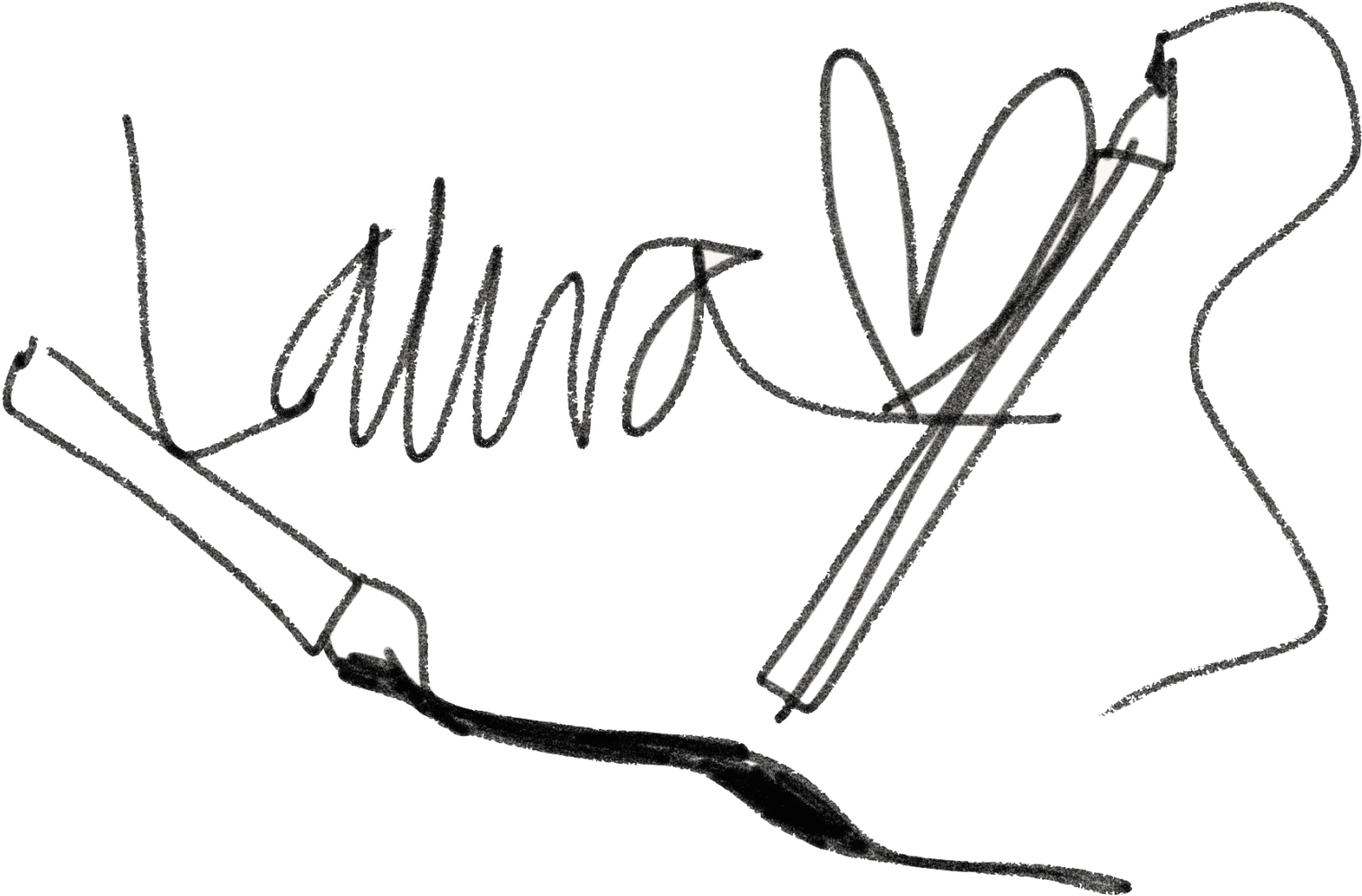 Laura Volpintesta, Fashion Illustration Tribe - Line Art (1800x1350), Png Download