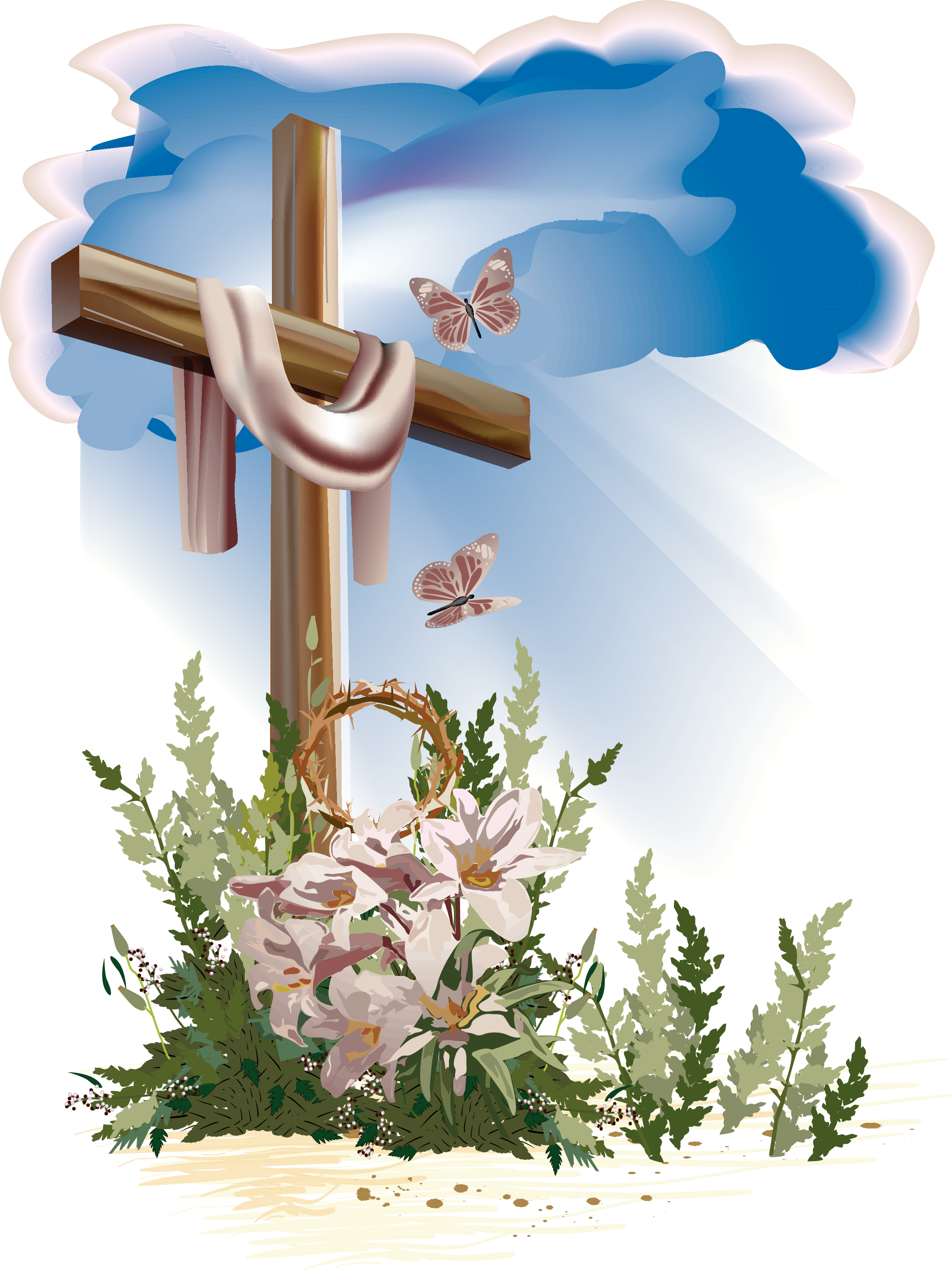 Http - //bishopumc - Org/hp - Easter Symbols Catholic Church (2475x3300), Png Download