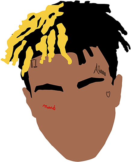 Bleed Area May Not Be Visible - Xxxtentacion Art (526x700), Png Download