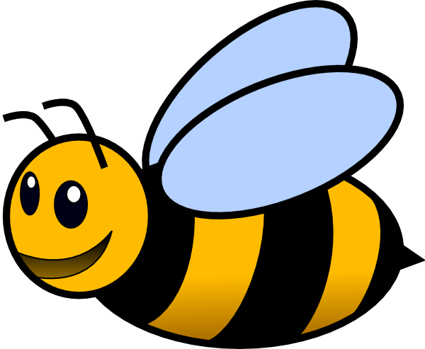 Bee Clipart (600x493), Png Download