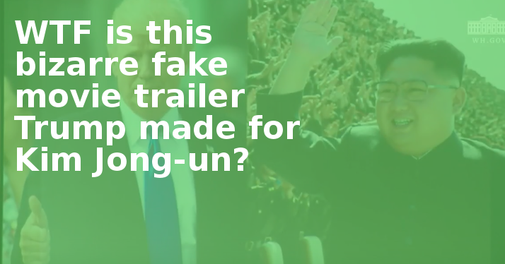 Wtf Is This Bizarre Fake Movie Trailer Trump Made For - Computer Ethics (714x374), Png Download