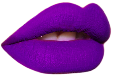 Purple Lips Png - Lime Crime Velvetines (475x400), Png Download