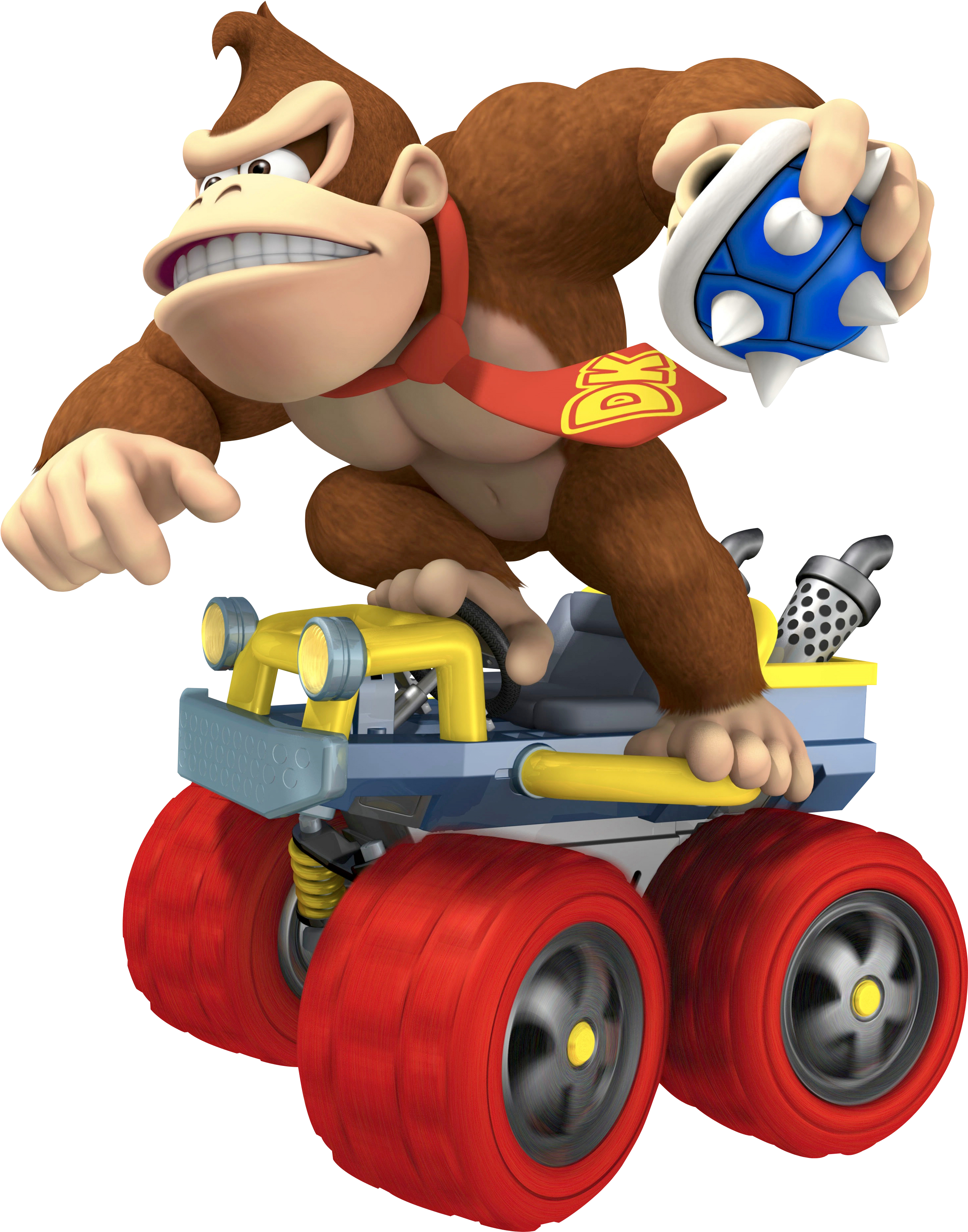 Donkey Kong Mk7 - Donkey Kong Mario Kart 8 Deluxe (2613x3340), Png Download