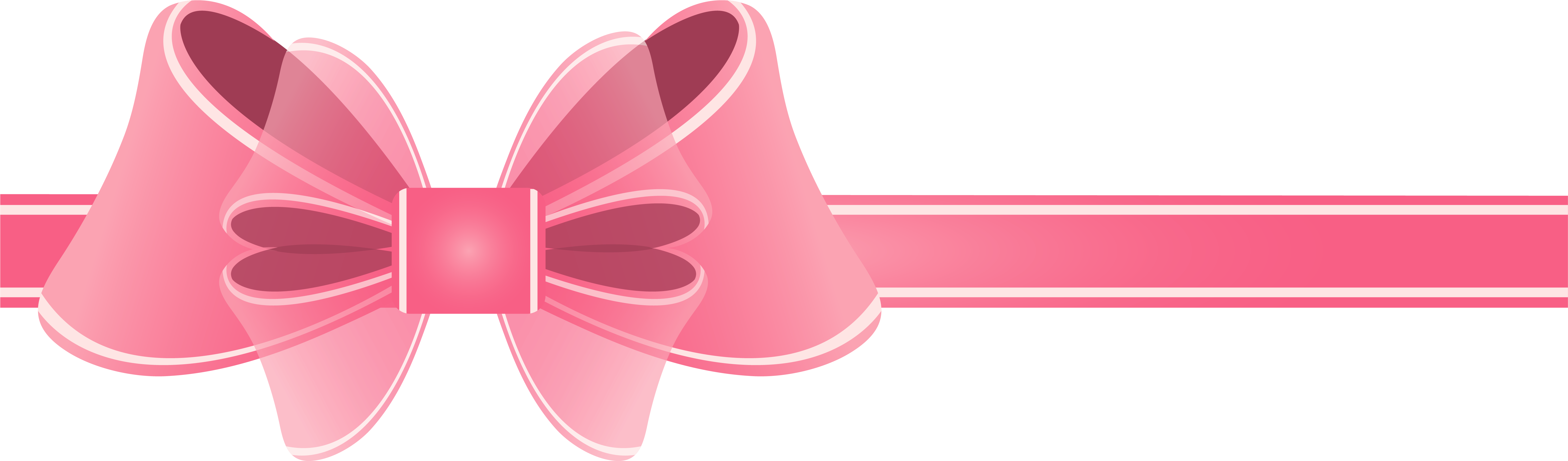 Ribbon Png, Clipart Gallery, High Quality Images, Pink - Pink Ribbon (6185x1975), Png Download