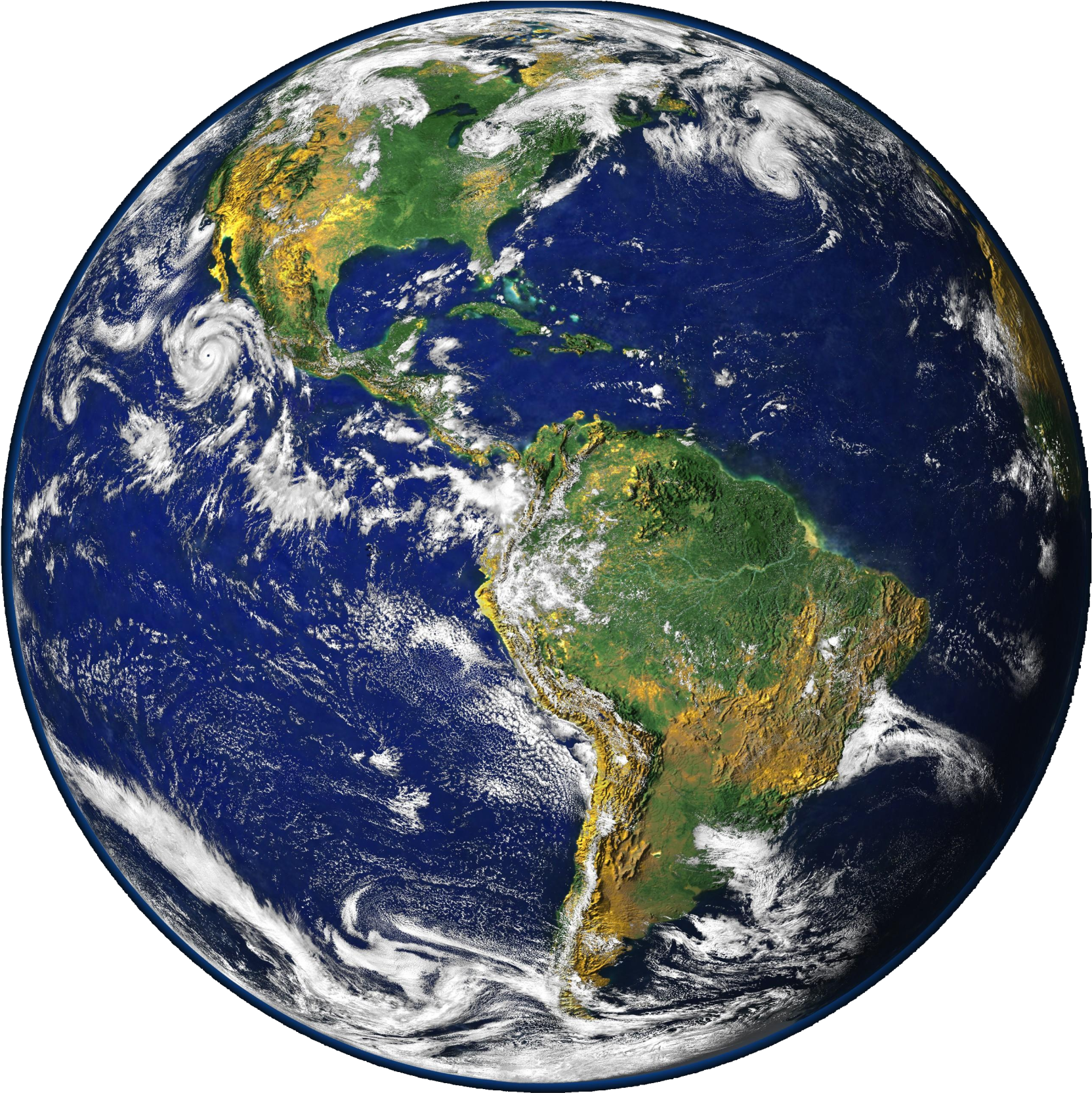 Earth - Transparent Background Earth Png (1789x1787), Png Download