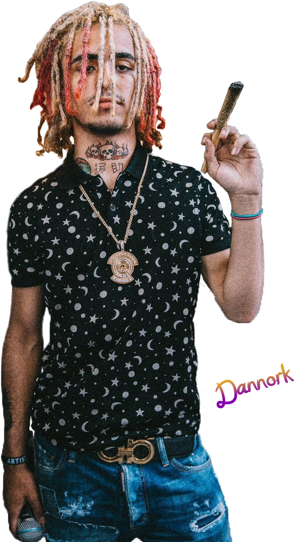 Render Lil Pump - Lil Pump Snapchat Name (600x1100), Png Download
