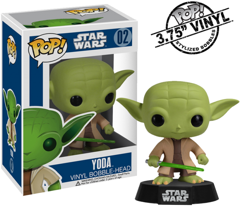 Star Wars - Pop Vinyl Figures Yoda (700x621), Png Download