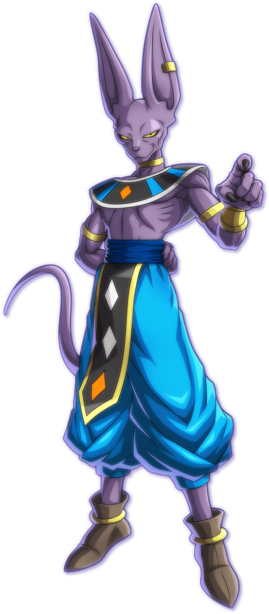 Beerus Dragonballfighterz Official Artwork - Beerus Fighterz (540x1219), Png Download