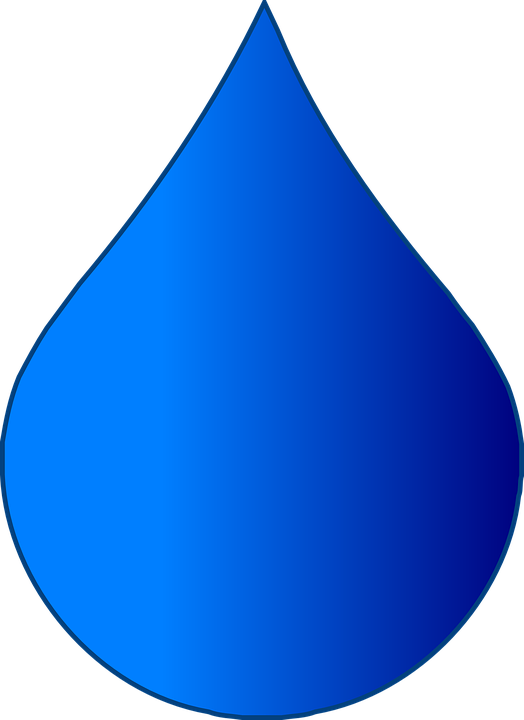 Teardrop Rain Liquid Free Vector Graphic On Pixabay - Rain Drop Png (524x720), Png Download