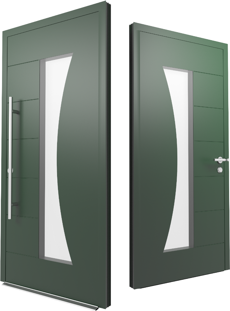 Aluminium Entrance Doors Cornwall - Wood (1440x1080), Png Download