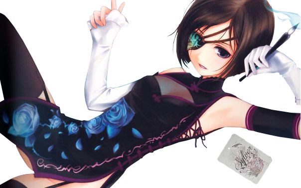 Render Sexy Anime Girl By Mikeiry-d7cb5zb - Anime De Cabelo Curto (604x377), Png Download