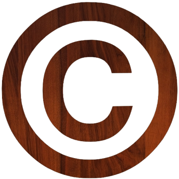 Copyright Wood Icon, Copyright, License, Licensed To - Simbolos De Marcas Registradas (360x360), Png Download