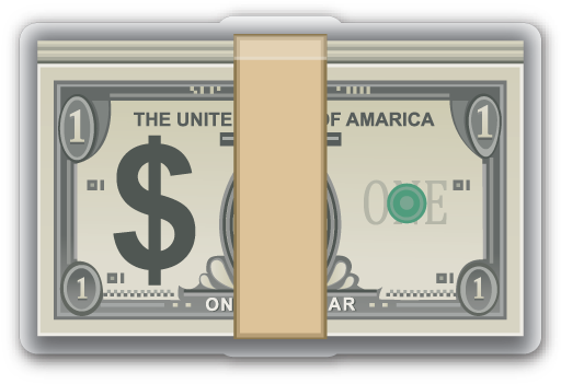 Emoji Money Png Vector Freeuse Stock - Emoji De Billetes De Whatsapp (532x370), Png Download