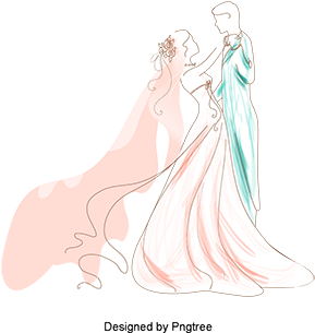 Vector Wedding, Wedding Clipart, Characters, People - Portable Network Graphics (360x360), Png Download
