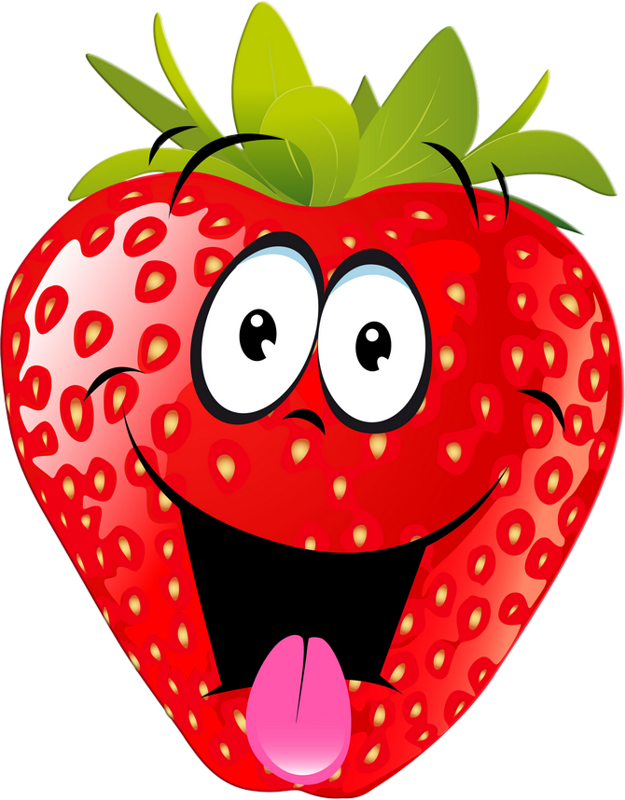 Fruits Clipart Smiley Face (625x800), Png Download