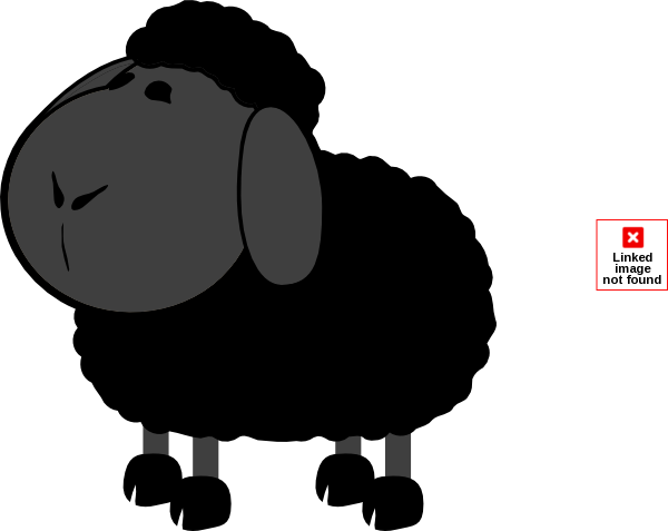 Baa Baa Black Sheep - Black Sheep Png (600x477), Png Download