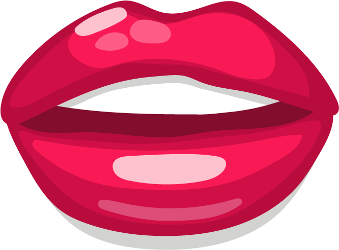 Lip Mouth Tooth - Vector Mouth Png (800x800), Png Download
