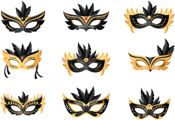 Masquerade Ball Icons Vector - Masquerade Icons (700x490), Png Download