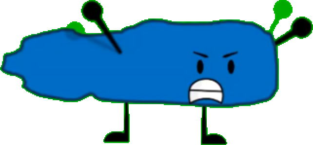 Puddle - Bfdi Puddle (642x298), Png Download