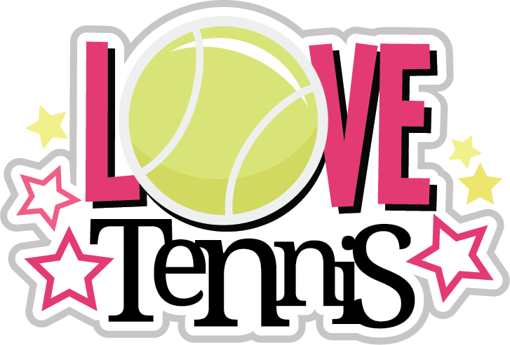 Love Tennis Svg Scrapbook Collection Tennis Svg Files - Love Tennis (727x493), Png Download
