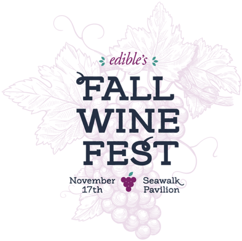 Edible's Fall Wine Fest @ Seawalk Pavillion - Illustration (571x620), Png Download