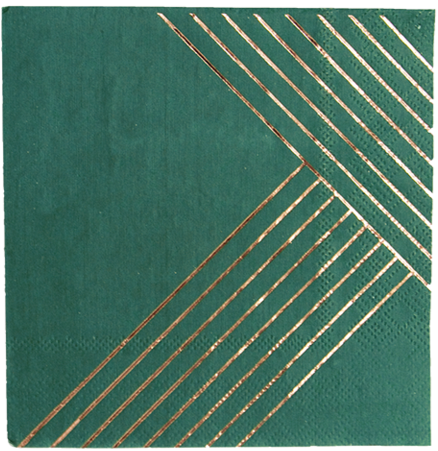 Manhattan Cocktail Paper Napkins - Harlow Grey Manhattan (480x480), Png Download