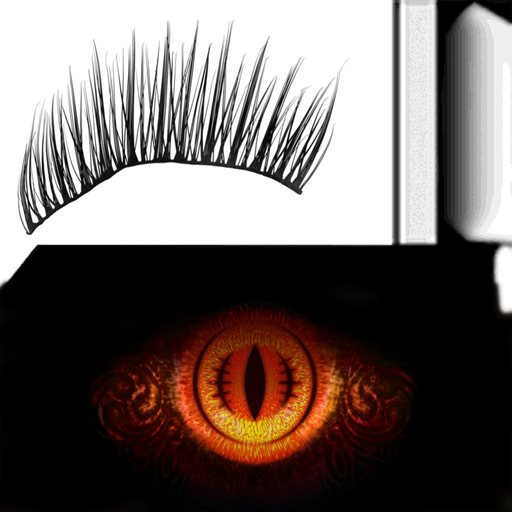 I Also Add A Picture Of The Eye Texture - Eyelash Extensions (1024x1024), Png Download