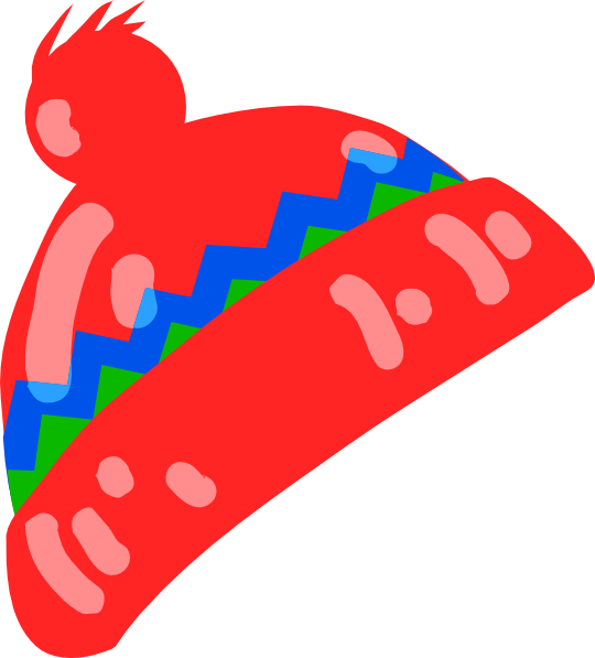 Clipart Christmas Hat - Winter Hat Clip Art (540x597), Png Download