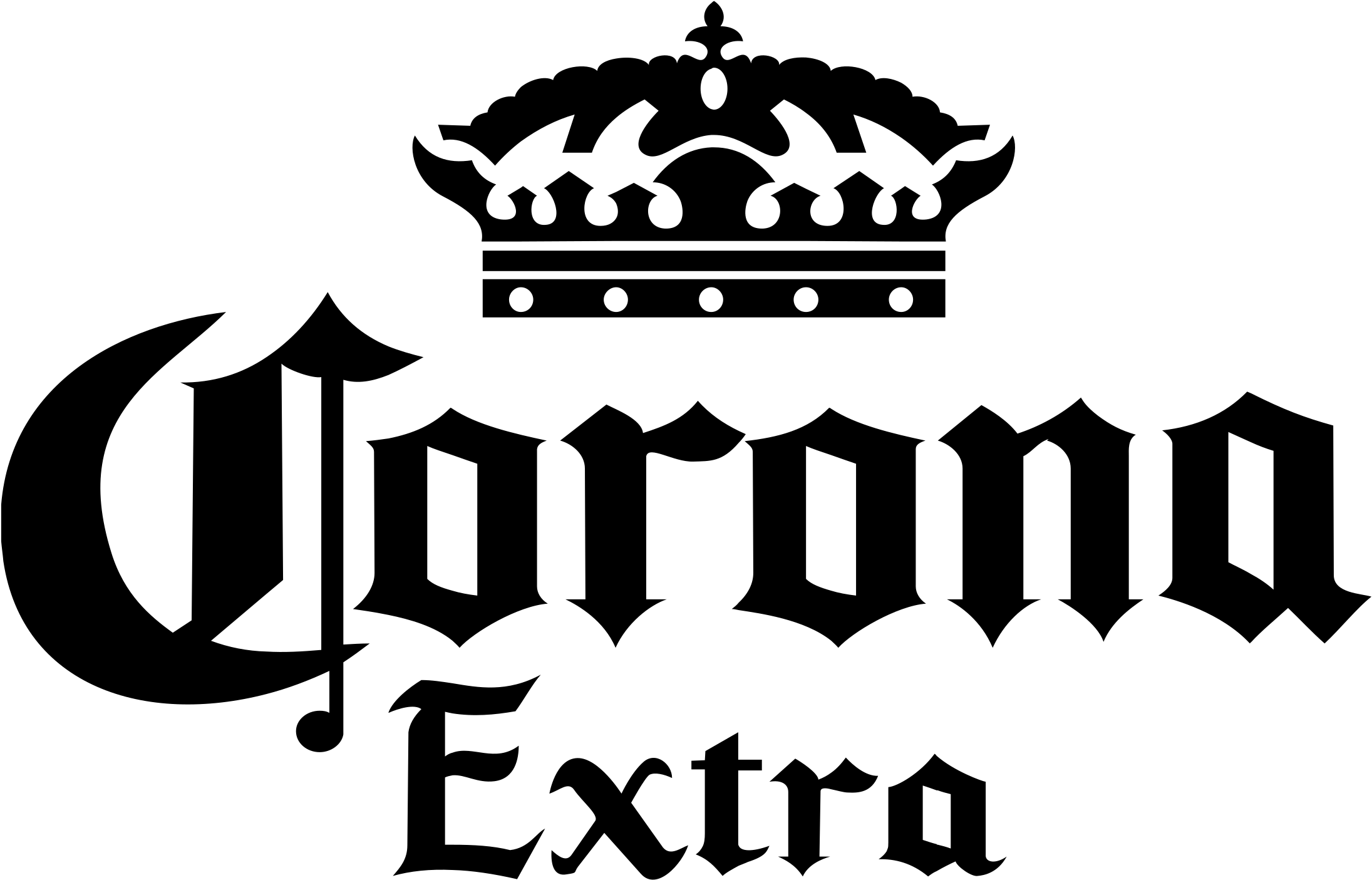 Corona Extra Logo Png Transparent - Corona Extra Logo Png (2400x2400), Png Download