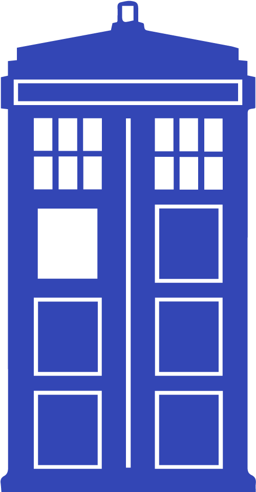 Got Bored, So Created An Tardis From Doctor Who In - Tardis Png (542x1000), Png Download