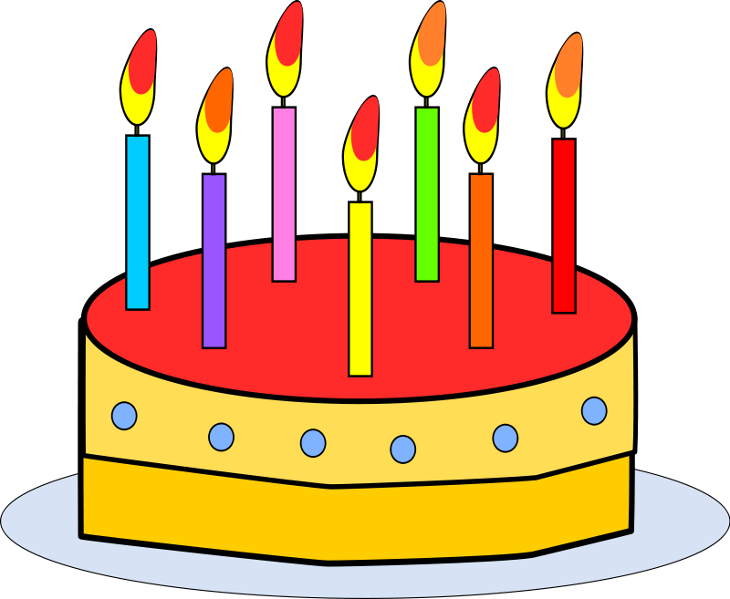 Birthday Cake Svg Clip Arts 600 X 492 Px (600x492), Png Download