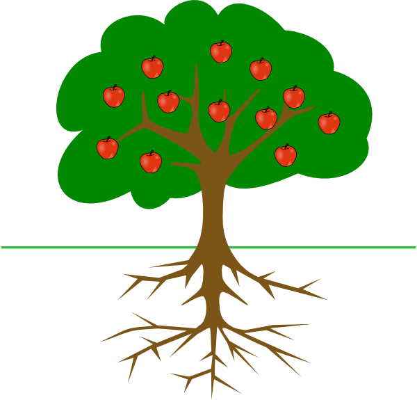 Apple - Tree Clip Art (600x575), Png Download