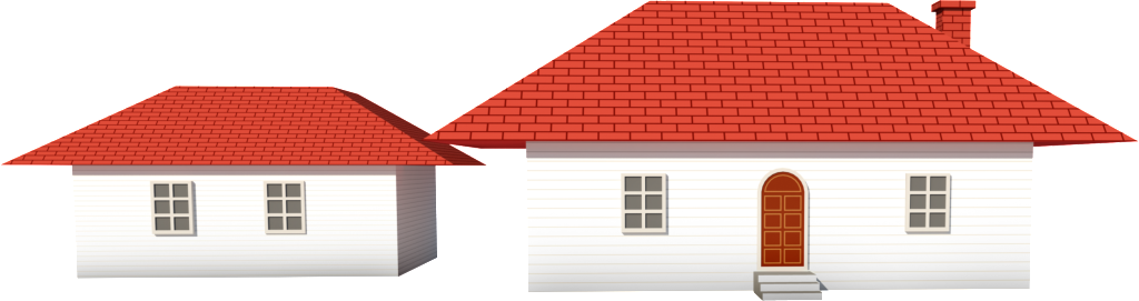 Cartoon House Castle Png Transparent Background - Portable Network Graphics (1024x271), Png Download