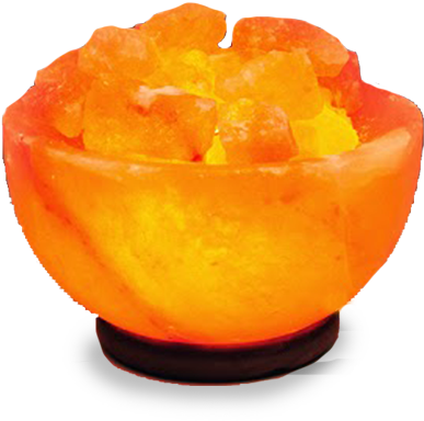 Fire Bowl Shape Salt Lamp - Fire Bowl Salt Lamp Png (559x559), Png Download