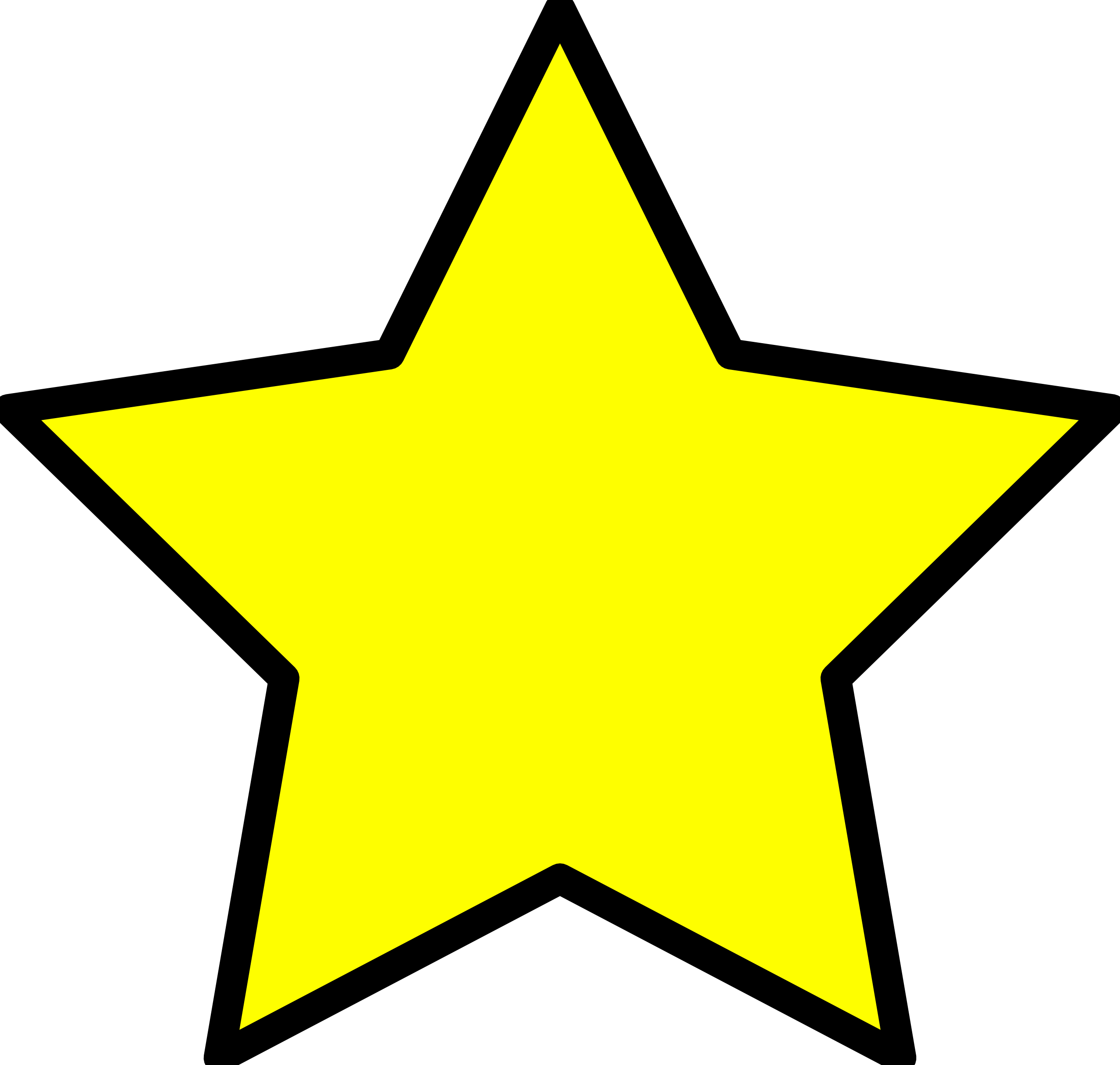 Star Clipart - Yellow Stars Clip Art (1969x1873), Png Download