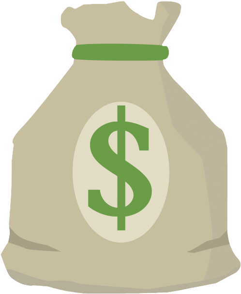 Money Bag Icon - Icon (800x800), Png Download