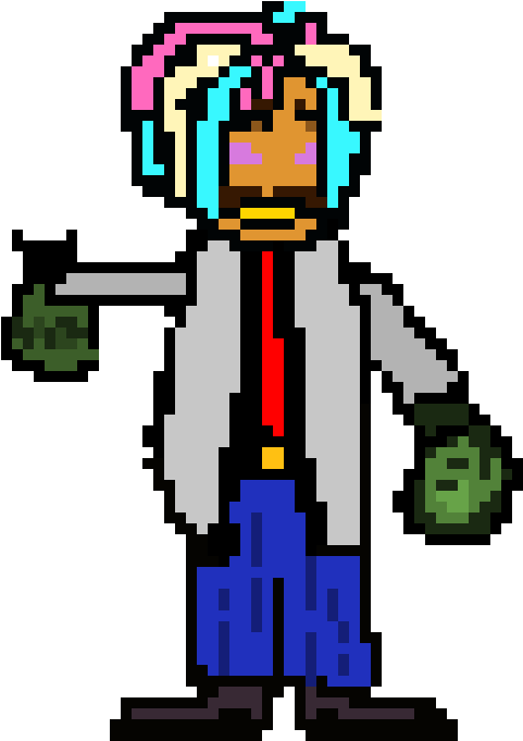 Lil Pump - Pixel Art Lil Pump (630x760), Png Download