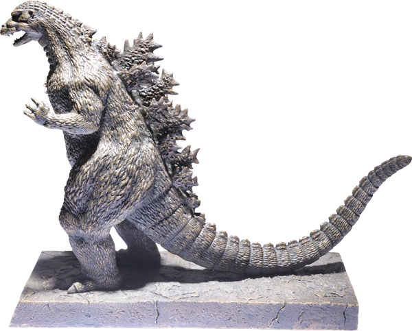 Kawakita Godzilla Bronze Statue - Kawakita Godzilla (600x483), Png Download