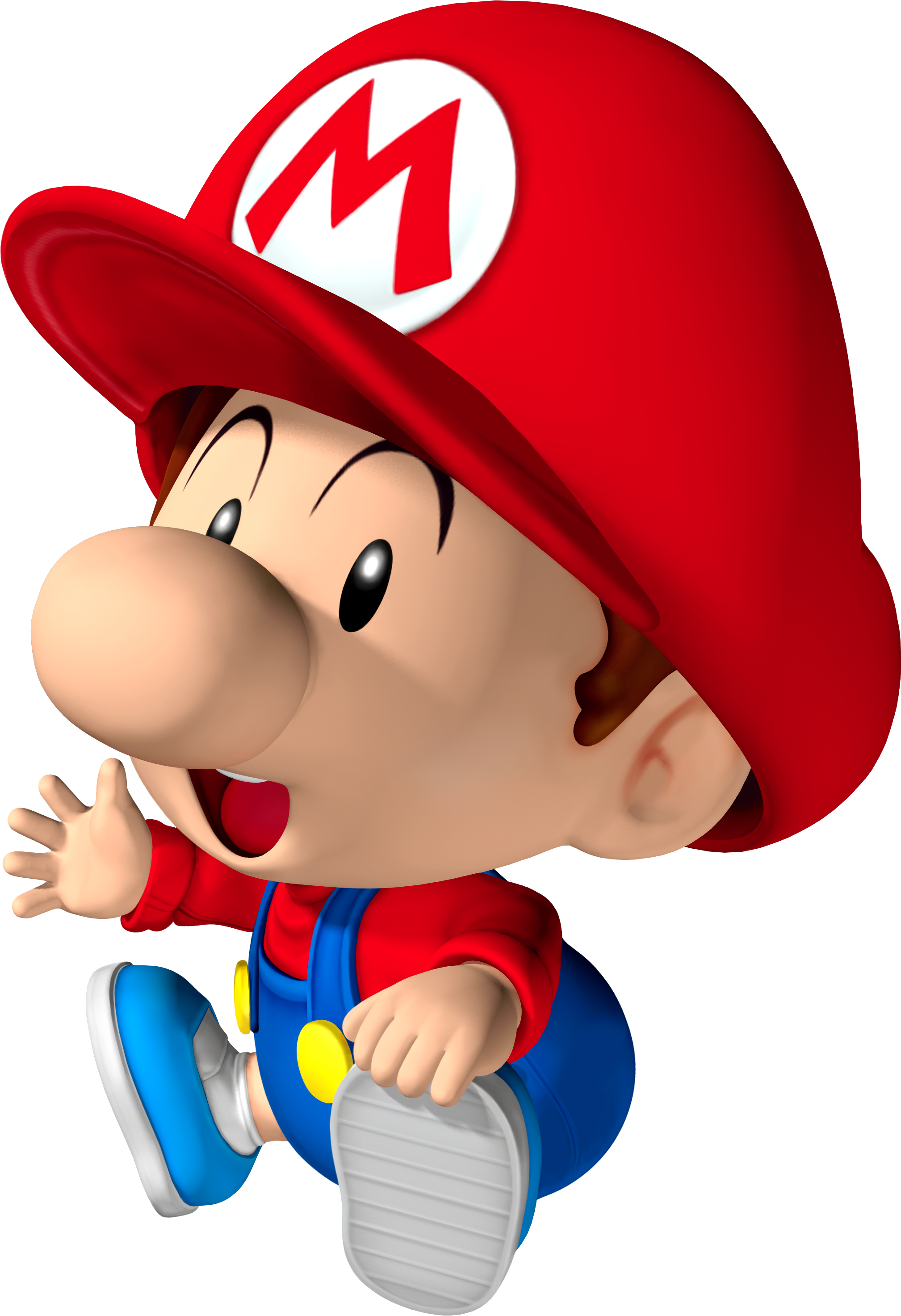 Super Mario Clip Art - Baby Mario (2208x3128), Png Download