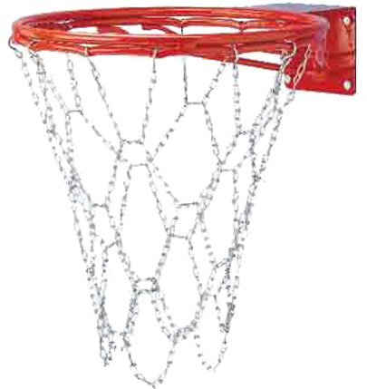 Replacement Basketball Nets - Gared Sports Scn Steel Chain Basketball Net (460x460), Png Download
