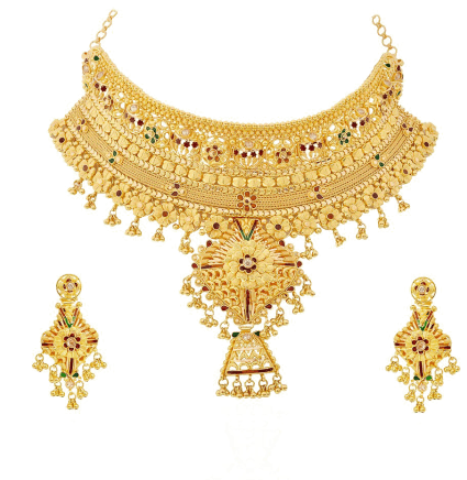 Set Png Free Images Toppng Transparent - Latest Gold Necklace Designs In 30 Grams (480x480), Png Download