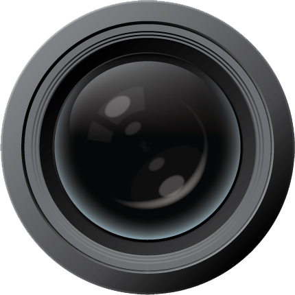 Video Camera Lens Png Clipart - Camera Lens Vector (430x430), Png Download