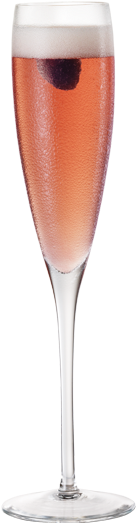 Champagne And Chambord 03 Chambord Champagne - Chambord Champagne Cocktail (318x544), Png Download
