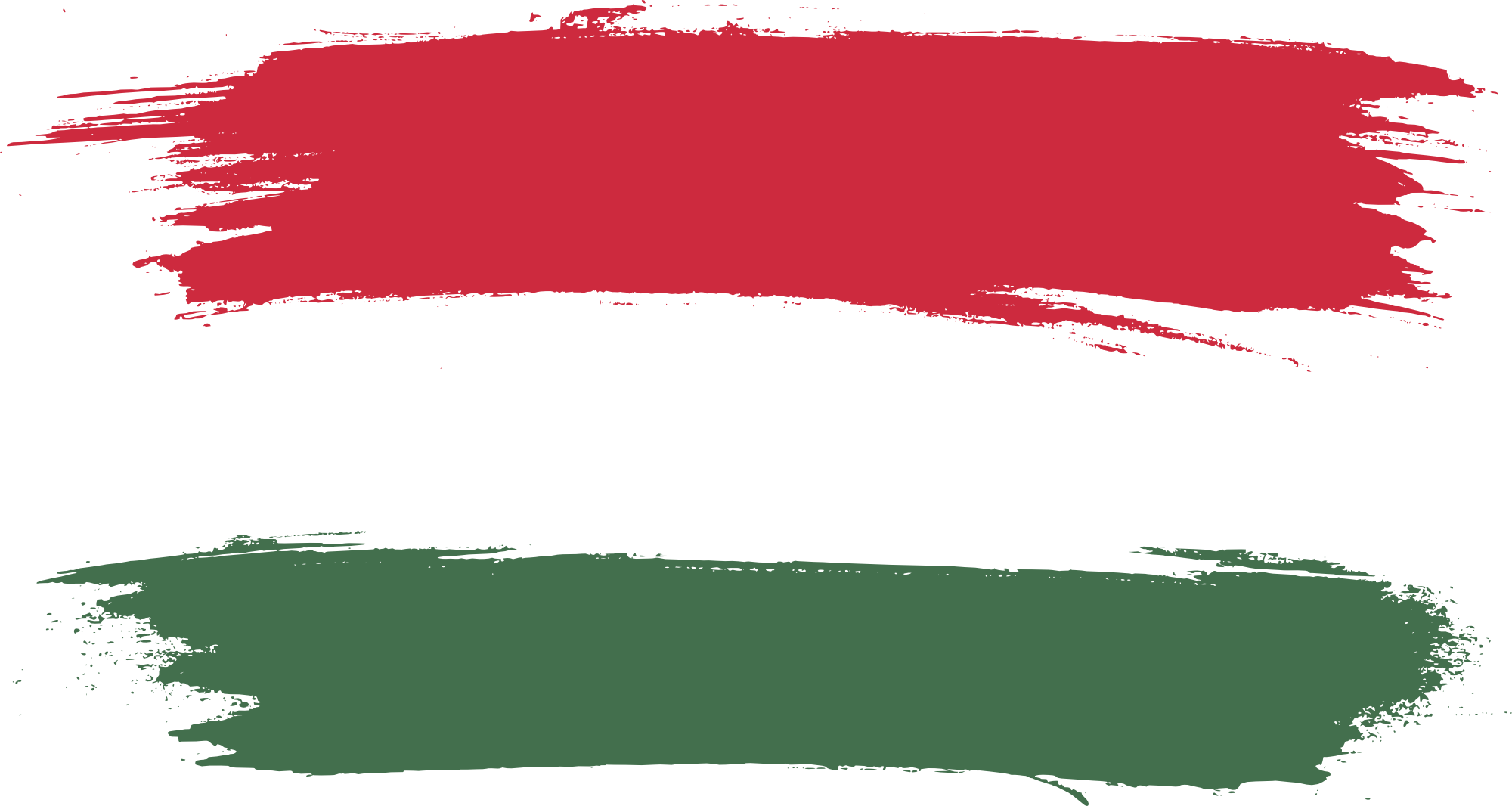 Free Download - Watercolor Hungary Flag (2000x1066), Png Download