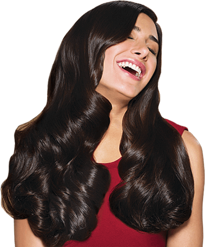 Parachute Girl - Parachute Hair Oil Ads (417x501), Png Download