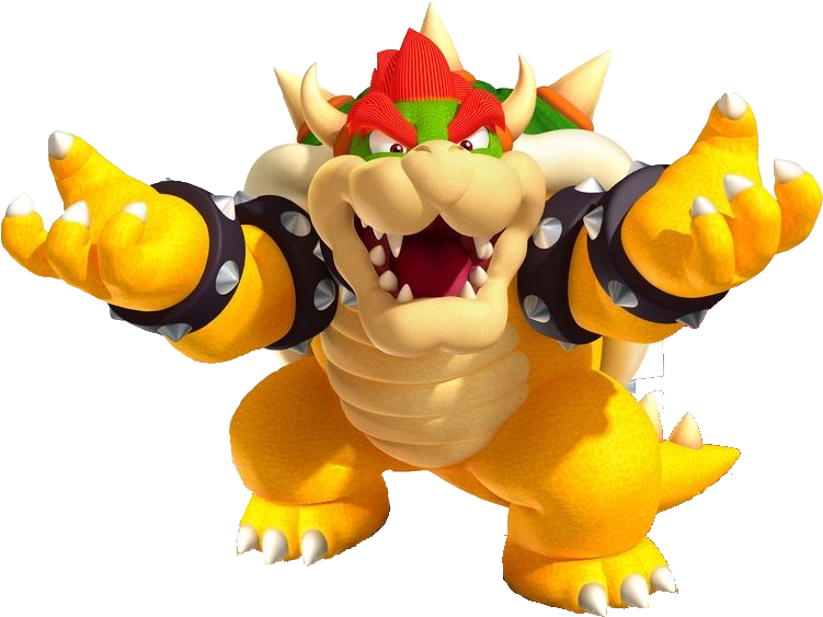 Bowser - Super Mario 3d Land Bowser (838x612), Png Download