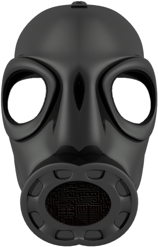 Gas Mask (680x853), Png Download