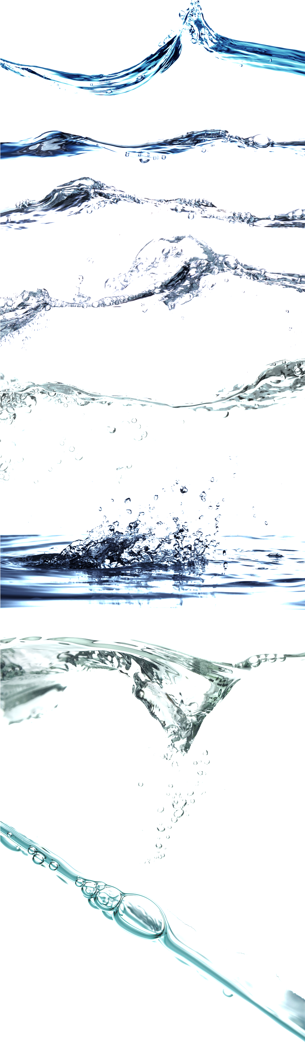 Water Wave - Water Psd (1024x3716), Png Download